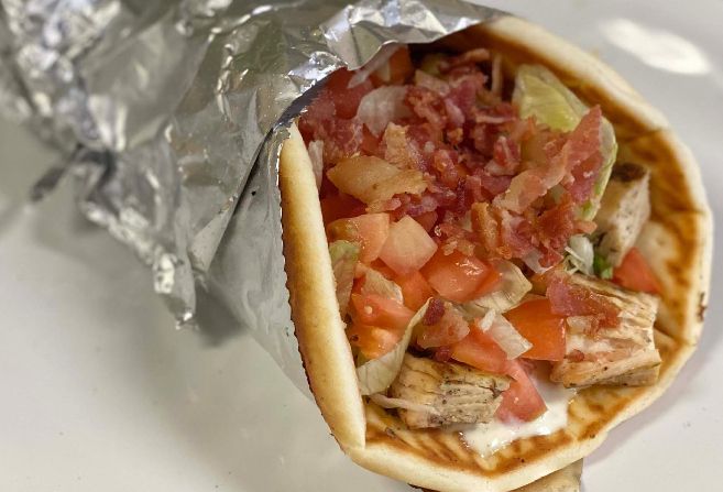 Chicken Bacon Gyro Chicken Bacon Gyro