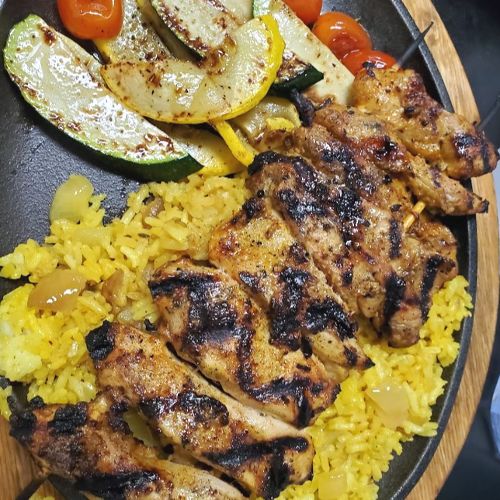 Chicken Shawarma Skewers